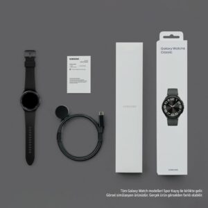 Samsung Galaxy Watch 6 Classic 43mm in Schwarz mit Türkei Garantie