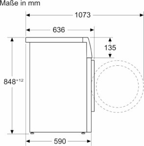 Siemens WG56G2Z40 iQ500 Waschmaschine – Frontlader mit 10kg Fassungsvermögen und 1600 UpM