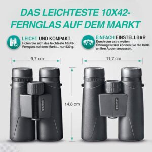 Slokey 10x42 Fernglas - Dein professioneller Begleiter für Jagd, Astronomie und Vogelbeobachtung