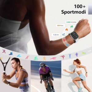 Smartwatch Damen mit Telefonfunktion und Alexa - Die perfekte Fitnessuhr für einen aktiven Lifestyle