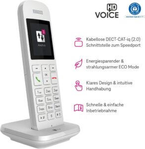 Sony WH-CH520 Kabellose Bluetooth-Kopfhörer & Telekom Speedphone 12 Bundle: High-End-Audio und Kommunikation in einem Paket