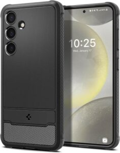 Spigen Rugged Armor Hülle für Samsung Galaxy S24 - Ultimativer Schutz in stilvollem Schwarz