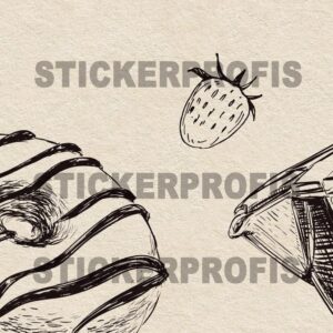 StickerProfis Küchenrückwand selbstklebend Glasoptik - Breakfast - Premium Qualität