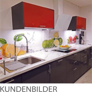 StickerProfis Küchenrückwand selbstklebend Glasoptik FRUIT SPLASH - Idealer Spritzschutz für deine Küche