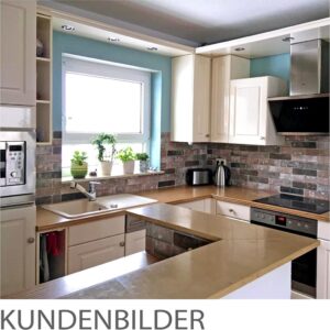 StickerProfis Küchenrückwand selbstklebend in Glasoptik - LOFT BROWN - Moderner Spritzschutz für Ihre Küche