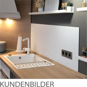 StickerProfis Küchenrückwand selbstklebend matt - PURE WHITE - Premium 60 x 280cm