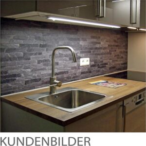 StickerProfis Küchenrückwand in Steinwand Luxury Optik - Selbstklebend, Robust und Praktisch