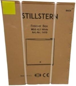 Stillstern Mini Gefrierschrank (42L) - Ideal für Camping, Büro und kleine Haushalte