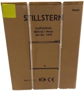 Stillstern Mini Gefrierschrank (42L) - Ideal für Camping, Büro und kleine Haushalte