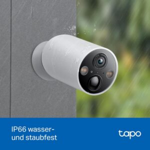 Tapo C425 Außenkamera Akku, 2-Pack | Überwachungskamera mit Magnetischer Basis, 2K Auflösung und WLAN