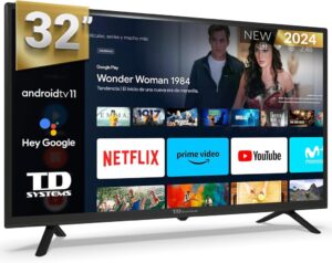 TD Systems 32 Zoll Smart TV mit Google TV und Android 11 - Modell 2024