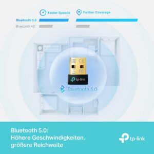 TP-Link UB500 Nano USB Bluetooth 5.0 Adapter Dongle für PC und Laptop