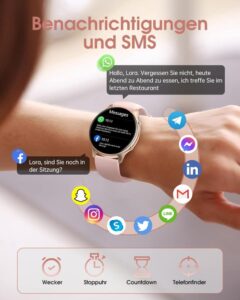 TUYOMA Smartwatch für Damen - Dein zuverlässiger Begleiter für Fitness und Gesundheit