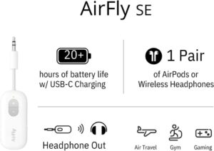 Twelve South AirFly SE - Der Bluetooth Wireless Transmitter / Adapter für grenzenloses Hörvergnügen