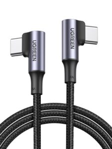 UGREEN USB C Ladekabel 100W mit doppelten Winkelsteckern