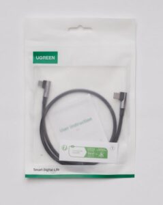 UGREEN USB C Ladekabel 100W mit doppelten Winkelsteckern