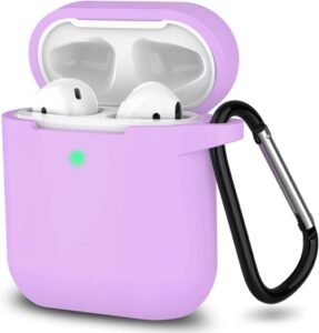 Uruchi Full Protective Soft Silikon Hülle für Apple AirPods 2nd Gen - Lila