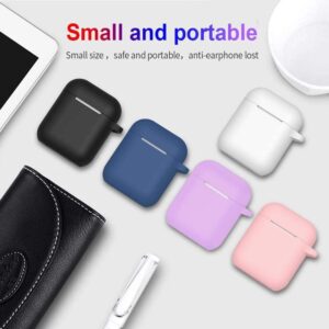 Uruchi Full Protective Soft Silikon Hülle für Apple AirPods 2nd Gen - Lila