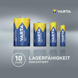 VARTA Batterien AAA, 40 Stück, Industrial Pro, Alkaline Batterie - Langlebig und Auslaufsicher