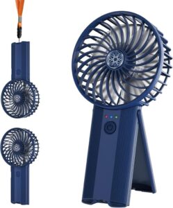 Wastou Handventilator - Leistungsstarker, wiederaufladbarer und leiser Mini Ventilator