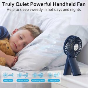 Wastou Handventilator - Leistungsstarker, wiederaufladbarer und leiser Mini Ventilator