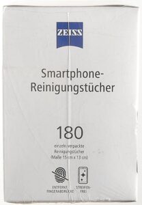 ZEISS Smartphone-Reinigungstücher: Sicher & effektiv für unterwegs und auf Reisen