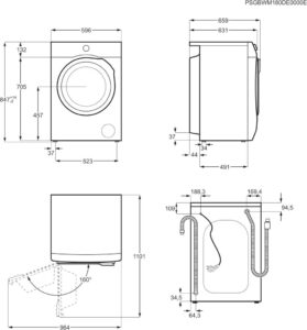 AEG LR8E80690 Waschmaschine mit WiFi und UniversalDose Schublade - Perfekte Pflege für deine Kleidung