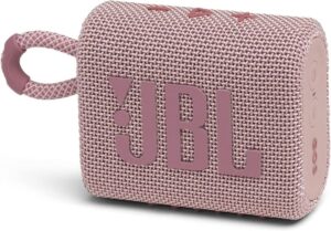 JBL GO 3 - Kompakter und leistungsstarker Bluetooth Lautsprecher in Pink