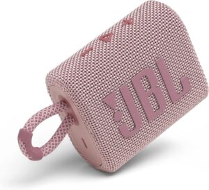 JBL GO 3 - Kompakter und leistungsstarker Bluetooth Lautsprecher in Pink