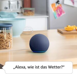 Echo Dot (5. Gen., 2022) - Smarter WLAN- und Bluetooth-Lautsprecher mit Alexa und sattem Klang in Weiß