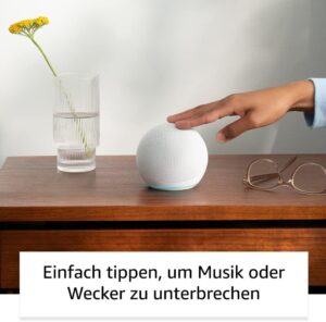 Echo Dot (5. Gen., 2022) - Smarter WLAN- und Bluetooth-Lautsprecher mit Alexa und sattem Klang in Weiß