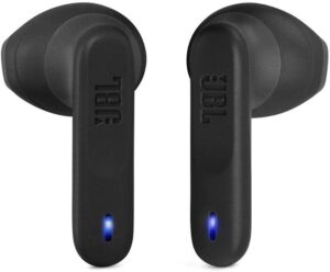 JBL Wave Flex Kabellose In-Ear Ohrhörer in Schwarz mit IP54- und IPX2-Wasserdichtigkeit und 32 Stunden Akkulaufzeit