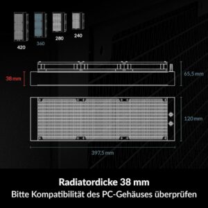 ARCTIC Liquid Freezer III 360 A-RGB - Hochleistungs-Wasserkühlung für PC