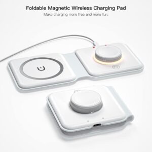 ESSAGER 2-in-1 Wireless Charger: Die faltbare, induktive Ladestation für Apple Watch und iPhone