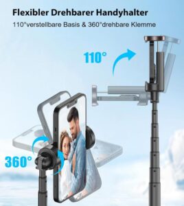 TONEOF 153CM Selfie Stick Stativ - Die perfekte Lösung für beeindruckende Selfies und Gruppenfotos