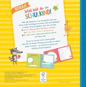 Ab heute bin ich Schulkind! - Dein Erinnerungsalbum zum Schulanfang