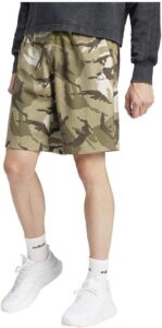 adidas Herren Freizeit-Shorts Seasonal Essentials Camouflage in Olive Strata