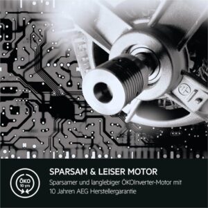 AEG LR6A648 Waschmaschine - Leise und Energieeffizient mit Mengenautomatik und Nachlegefunktion