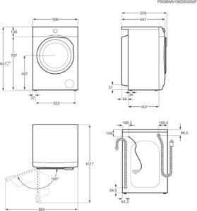 AEG LR6A668 Waschmaschine - Leise, effizient und mit smarten Features