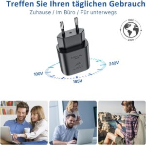 25W USB C Schnellladegerät von Aioneus - Revolutioniert das Aufladen deiner Geräte