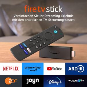 Amazon Fire TV Stick mit Alexa-Sprachfernbedienung - Dein HD-Streaminggerät für grenzenloses Entertainment