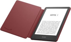 Amazon Kindle Paperwhite-Lederhülle in Merlot für die 11. Generation (2021): Schlankes, leichtes Design für optimalen Lesekomfort