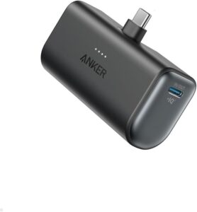 Anker 621 Power Bank mit eingebautem USB-C Anschluss und 22.5W Leistung