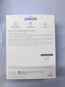 Anker Nano Powerbank mit 5000mAh Kapazität und 22,5W Leistung - Ihr idealer Begleiter für unterwegs