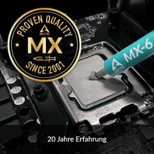 ARCTIC MX-6 Wärmeleitpaste - Ultimative Performance für deine CPU, Konsolen und Grafikkarten