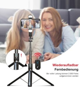 ASHINER Selfie Stick Handy Stativ: Dein ultimativer Begleiter für professionelle Fotos und Videos