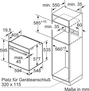 Bosch HBG675BB1 Serie 8 Einbau-Backofen: Qualität und Funktionalität Made in Germany