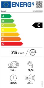 Bosch SMU6ZCS00E Serie 6 Smarter Geschirrspüler: Leise, effizient und smart