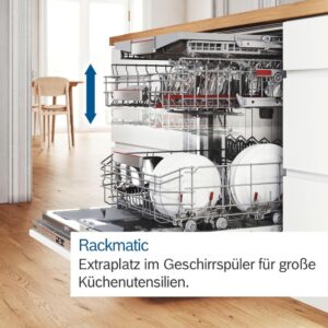 BOSCH SMV4ECX24E Geschirrspüler Serie 4 - Vollintegrierte Spülmaschine mit Besteckschublade und HomeConnect