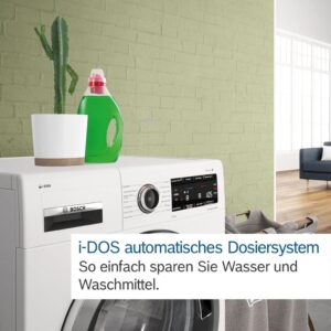 Bosch WGB256A40 Serie 8 Smarte Waschmaschine - Intelligente und effiziente Wäschepflege Made in Germany